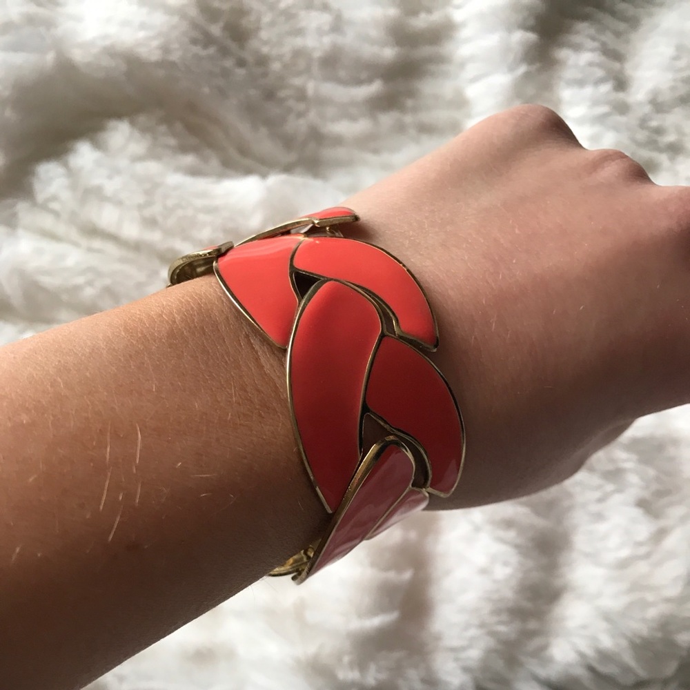 The Limited orange stretch cuff  bracelet